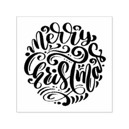 Sello Automático Tipografía navideña de Feliz