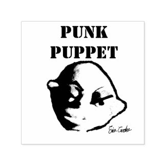 Sello Automático Títere Punk (diseño de Erica Crooks)