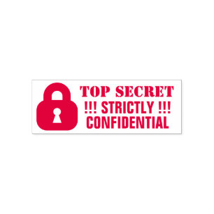 Sello Automático Top Secret estrictamente confidencial keyhole padl
