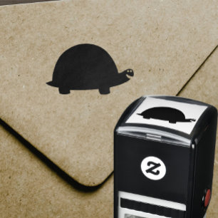 Sello Automático Tortuga divertida