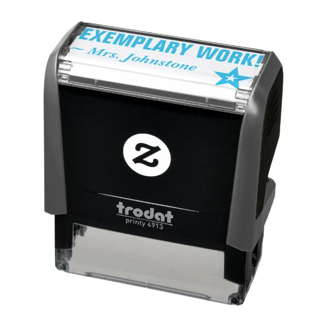 Sello Automático "¡TRABAJO EXEMPLARIO!" + Nombre del educador Perso (Producto)