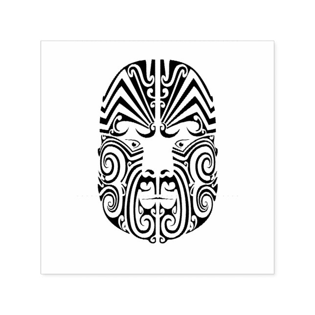 Sello Automático Tribal Tattoo Face (Diseño)