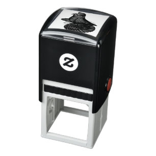 Sello Automático Trumpeter Pigeon Black