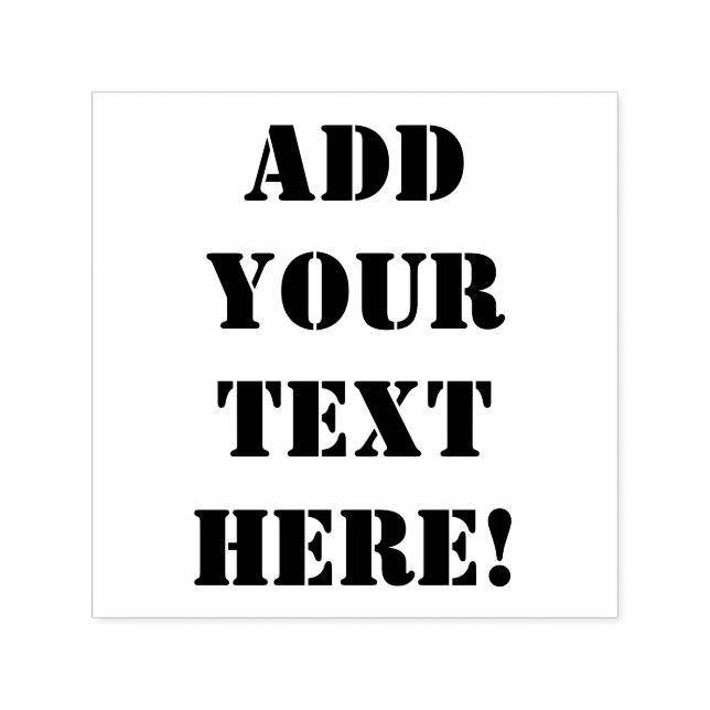 Sello Automático Tu texto en plantilla (Diseño)