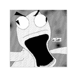 Sello Automático unhinged puppet art