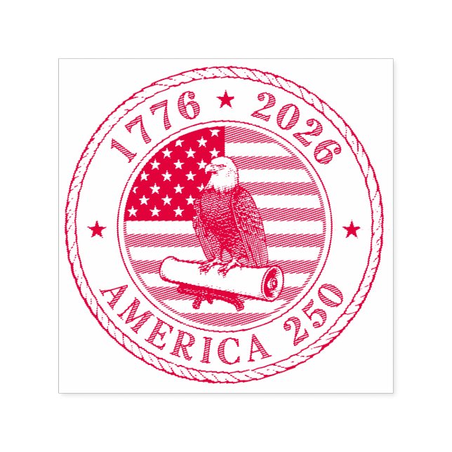 Sello Automático USA 250th Anniversary 1776-2026 (Diseño)