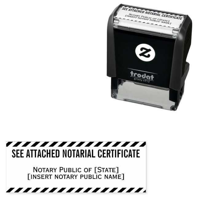 Sello Automático Ver Certificado Notarial Adjunto Notario Público (In Situ)