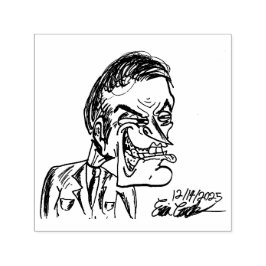 Sello Automático villano espeluznante de dibujos animados