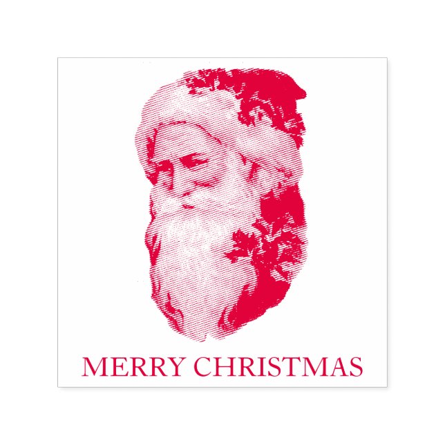 SELLO AUTOMÁTICO VINTAGE CHRISTMAS SANTA RUBBER STAMP (Diseño)