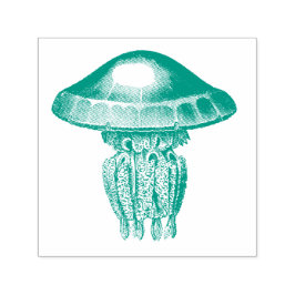 SELLO AUTOMÁTICO VINTAGE JELLY FISH RUBBER STAMPER
