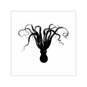 SELLO AUTOMÁTICO VINTAGE OCTOPUS RUBBER STAMP