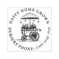Vintage Style Fllower Cart Home Grown Plants