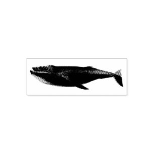 SELLO AUTOMÁTICO VINTAGE WHALE RUBBER STAMP