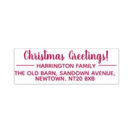 Sello Automático Volver Dirección Saludos de Navidad