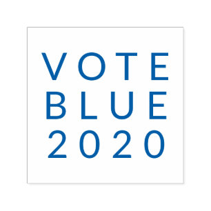 Sello Automático Vote Blue 2020 para Biden Harris Simple Minimal