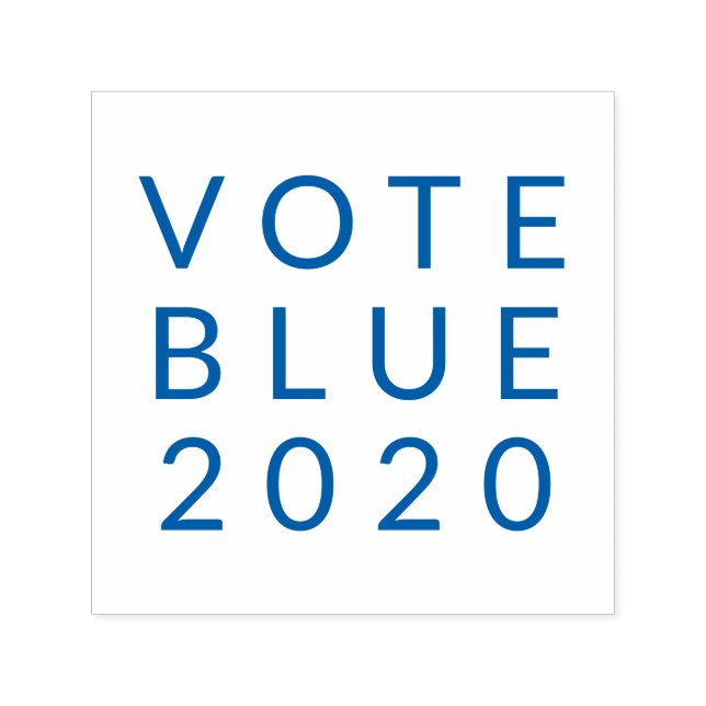 Sello Automático Vote Blue 2020 para Biden Harris Simple Minimal (Diseño)