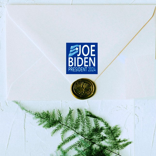 Sello Automático Voto Joe Biden Presidente 2024 Elección Azul (Subido por el creador)