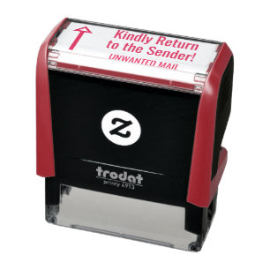 Sello Automático ¡"Vuelta bondadosa al remitente! ", "CORREO