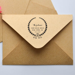 Sello Automático weddin Couple Names Simple Typography Boda