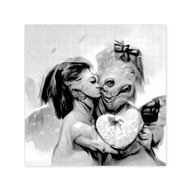 Sello Automático Whimsical Alien Romance (Diseño)