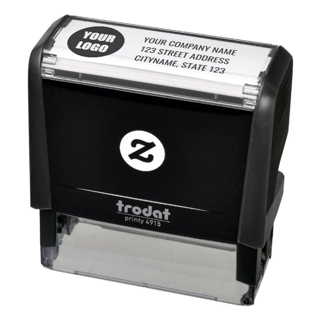 Sello Automático Your Company Logo Name Address Self-inking Stamp  (Producto)