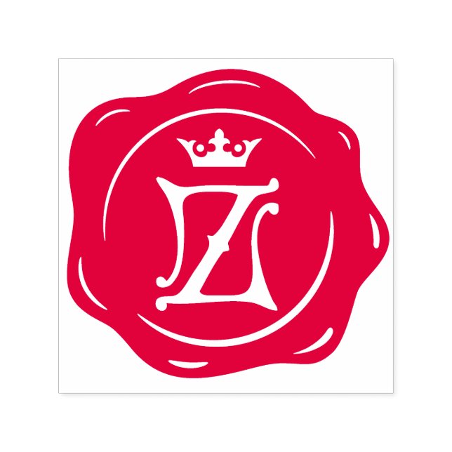 Sello Automático Z - Letra inicial del trono gótico de sellado de c (Diseño)