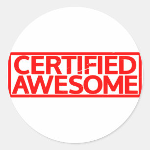Sello Awesome certificado