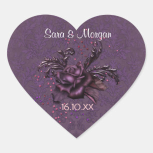 Sello Boda 2 Rosa Romance oscuro