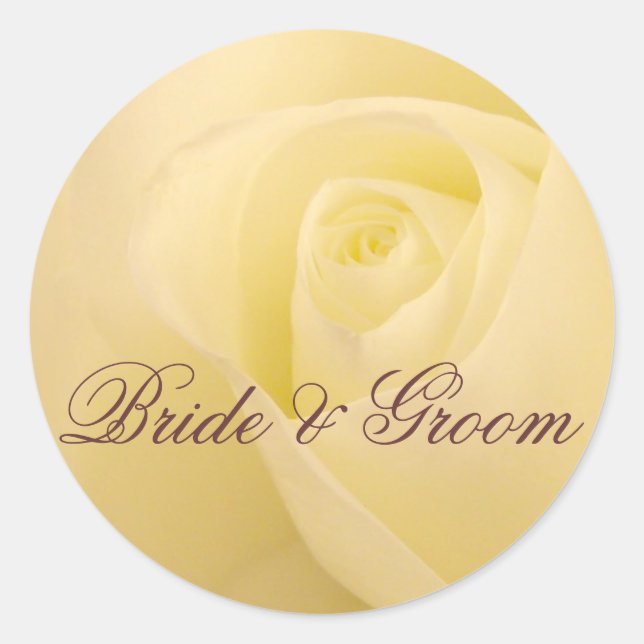 Sello boda personalizar Bride y Groom (Anverso)