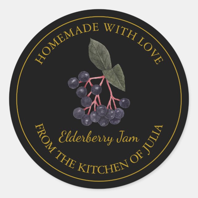 Sello casero de jamón de los Elderberry (Anverso)