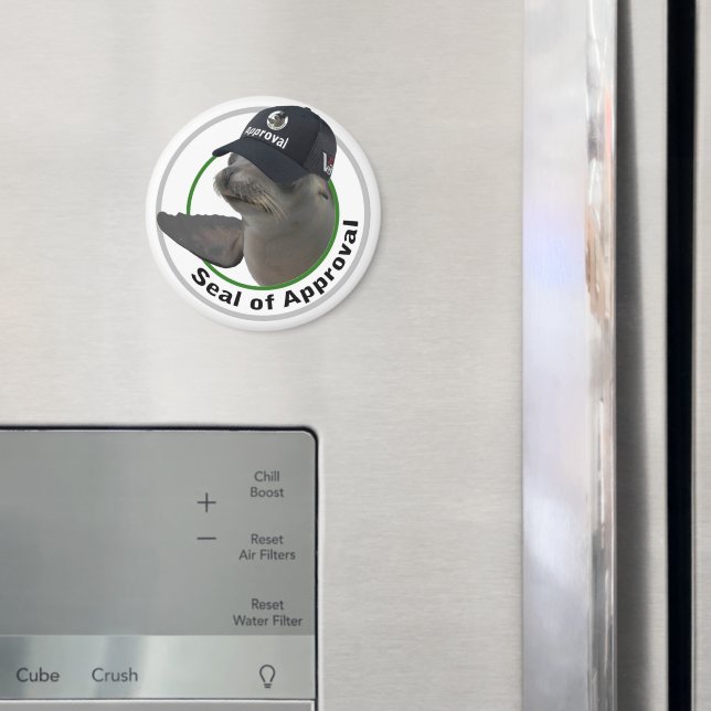 Sello Certificado de Aprobación | Imán de Sello Se (In situ (nevera))