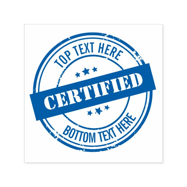 Sello certificado por personalizado personalizado (Diseño)