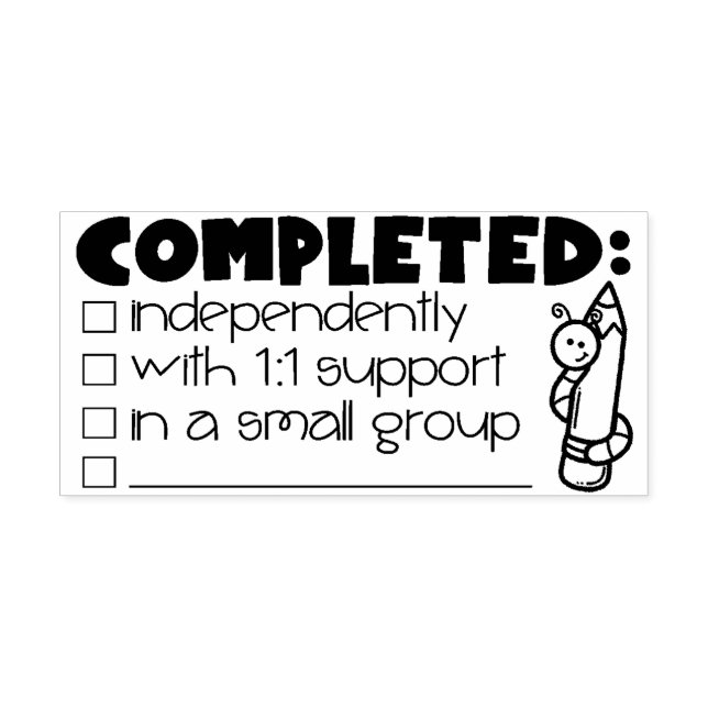 Sello completado - Sello docente (Impresión)