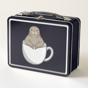 Sello con taza de café