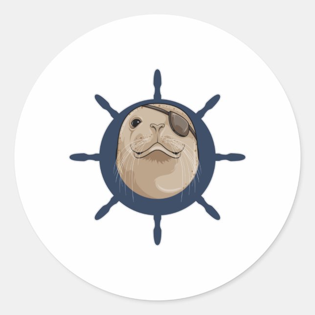 Sello con timón de barco (Anverso)