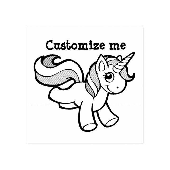 Sello cutáneo de unicornio (Impresión)