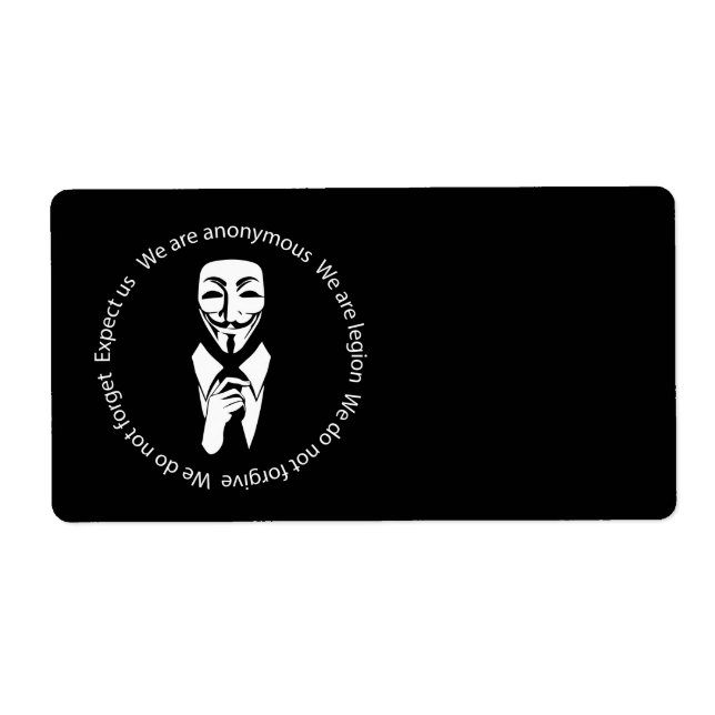 Sello de Anonymous (Frente)
