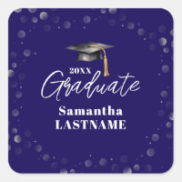 Sello de anuncio de graduación de cualquier año St