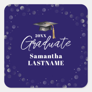 Sello de anuncio de graduación de cualquier año St