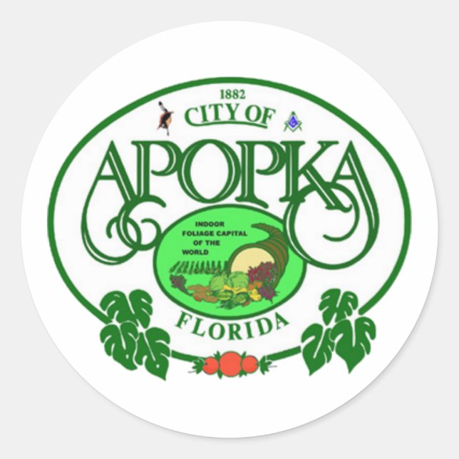 Sello de Apopka, Florida (Anverso)