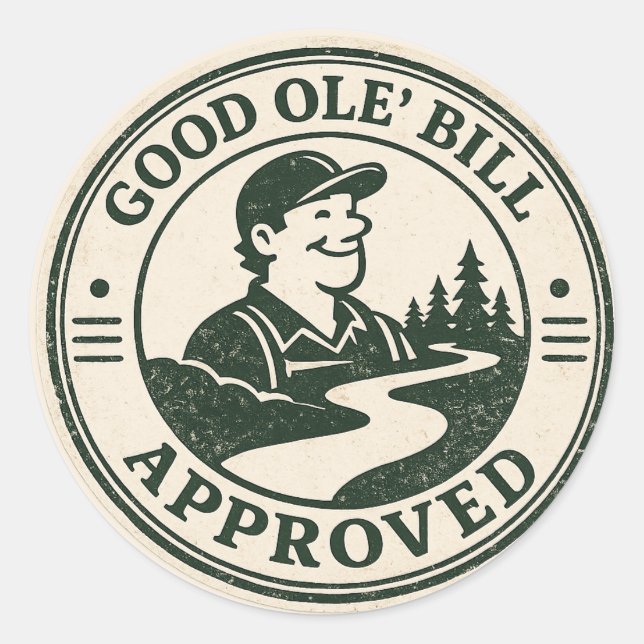 Sello de aprobación de buen viejo Bill (Anverso)