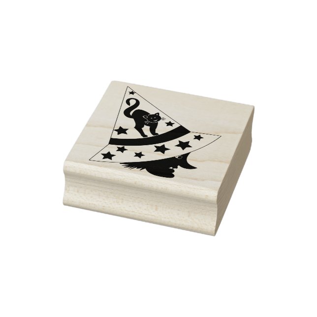 sello de arte de brujas y gatos (Sello)