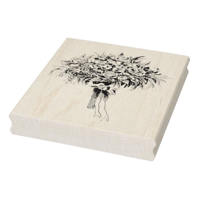 Sello de arte de caucho para las novias (Sello)