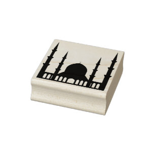 sello de arte de construcción de mezquita