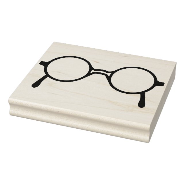 Sello de arte de goma de anteojos estilo Potter (Sello)