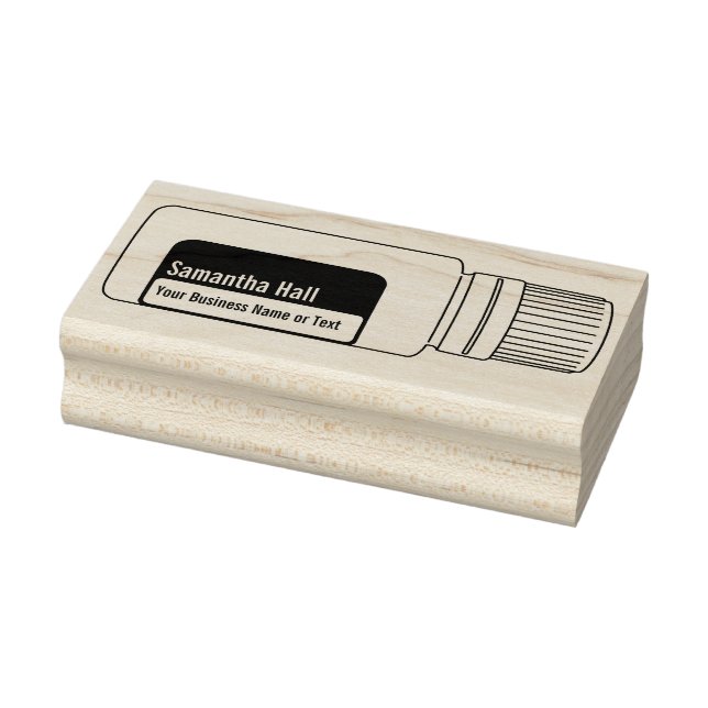 Sello de arte de goma de botella de aceite esencia (Sello)