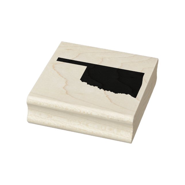 Sello de arte de goma sólido del estado de Oklahom (Sello)