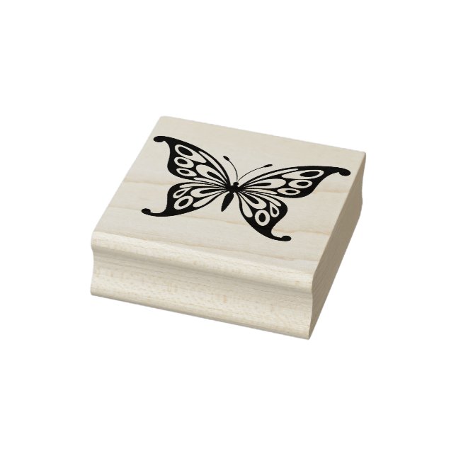 sello de arte de ilustracion de mariposa (Sello)