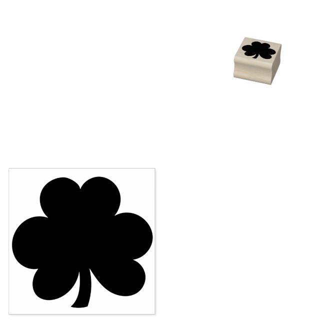 Sello de arte de madera de Shamrock (Sellado)