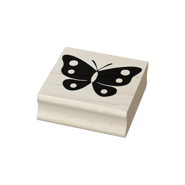 sello de arte de silueta de mariposa (Sello)